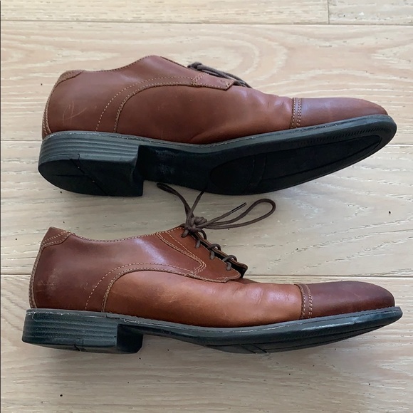 Men Johnston & Murphy cap toe dress shoes - Picture 5 of 7